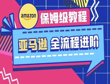 亚马逊保姆级全流程实操教程-跨境电商教程-九一好资源