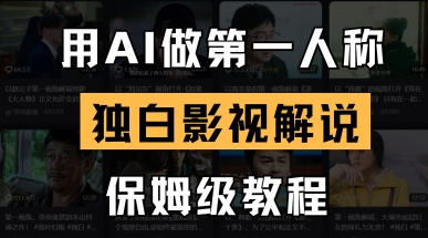 用AI做第一人称独白影视解说,手把手教学,保姆级教程-九一好资源